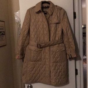 Burberry quilted trench